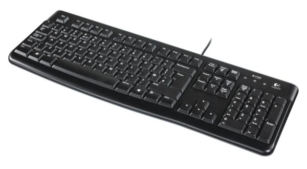 Logitech K120/ Drôtová USB/ CZ- SK layout/ Čierna 