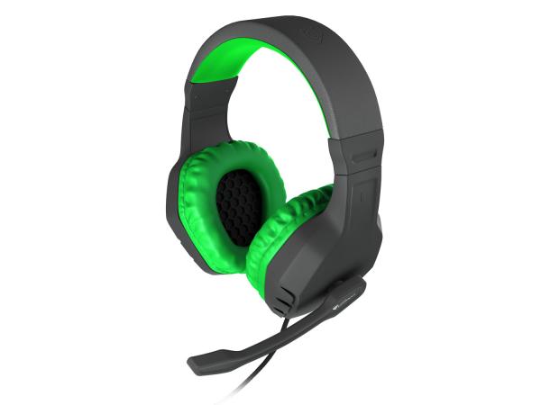 Herné stereo slúchadlá Genesis Argon 200, čierno-zelené 