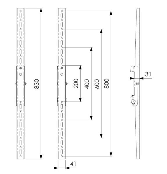 Vogel´s Zvislé ramená Connect -it PFS 3208 