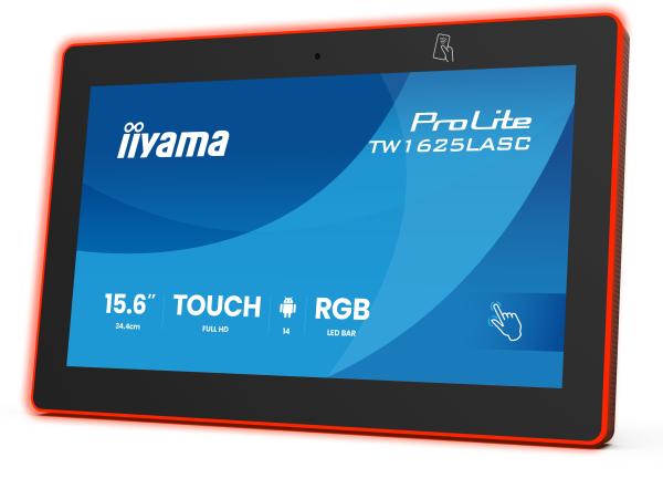 16" iiyama TW1625LASC-B3PNR: IPS, FHD, Android, NFC, PO 
