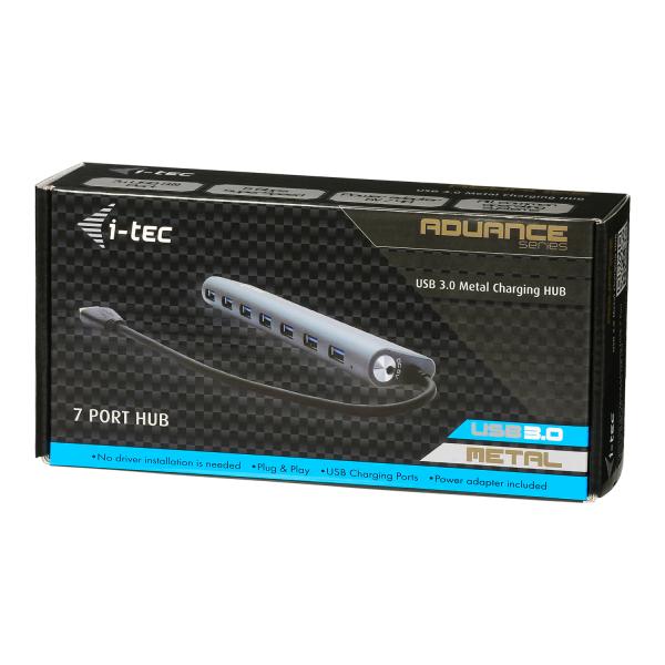 i-tec USB 3.0 Metal Charging HUB 7 Port 