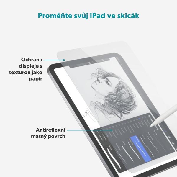 Epico Paper Texture Glass Screen Protector iPad Pro 11" M4/ M5 s aplikátorom 