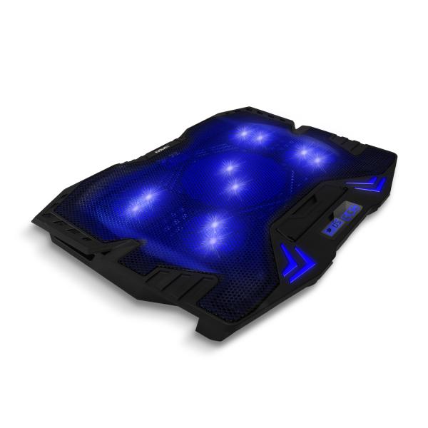 EVOLVEO Ania 5, chladiaca podložka pre notebook do 15, 6", 5x ventilátor, modré podsvietenie 