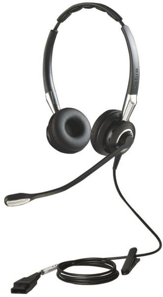 Jabra BIZ 2400 II/ Stereo/ QD/ Drôt/ Čierna-strieborná 
