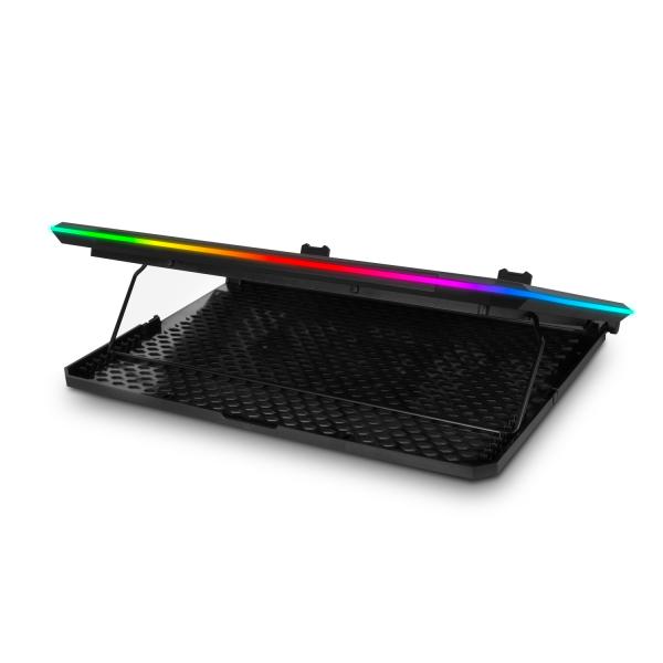 EVOLVEO Ania 9RGB, chladiaca podložka pod NTB do 17", 6x ventilátor, RGB podsvietenie ventilátorov/ obvodov 