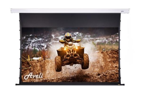 Nástenné plátno AVELI PREMIUM, black, 221x124(16:9) 100" 