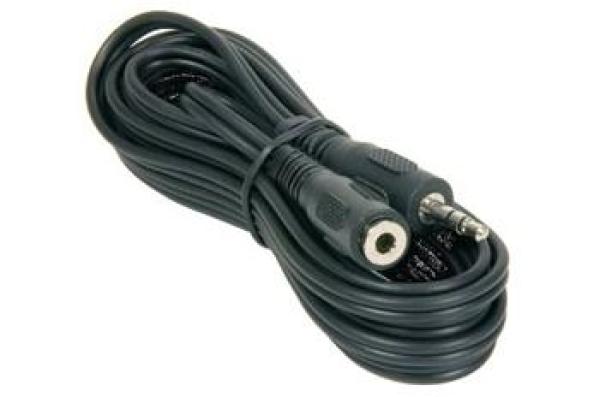 PremiumCord Kábel Jack 3.5mm M/ F 5m