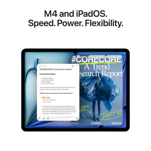 Apple iPad Air 13" (M4) - 2026/ Wi-Fi + Cellular/ 13"/ 2732x2048/ 12GB/ 1TB/ iPadOS26/ Blue 