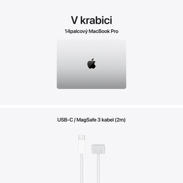 Apple MacBook Pro 14"/ M5 Pro/ 14, 2"/ 3024x1964/ 24GB/ 1TB/ M5 Pro/ Tahoe/ Silver/ 1R 