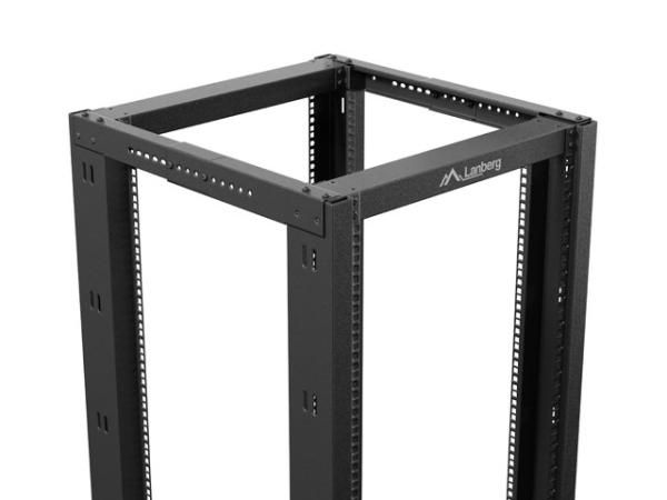 LANBERG OTVORENÝ RACK 22U 600X800 ČIERNY V2 