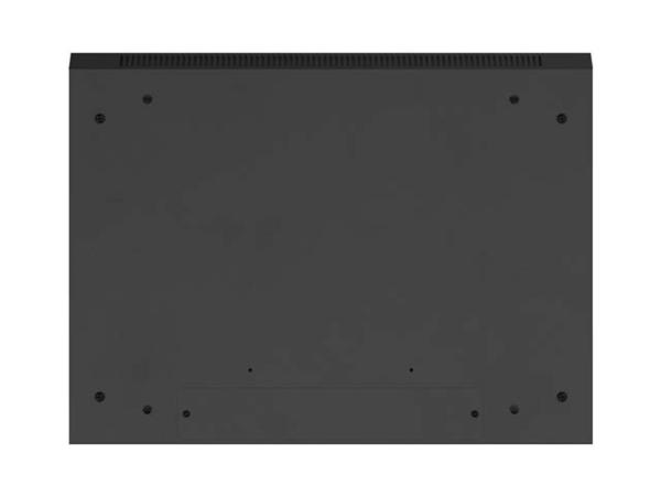 LANBERG 19" RACKOVÁ SKRIŇA PRO MONTÁŽ NA STENU 18U/ 600X450 (FLAT PACK) S PROSKLENÝMI DVERMI ČIERNA V2 