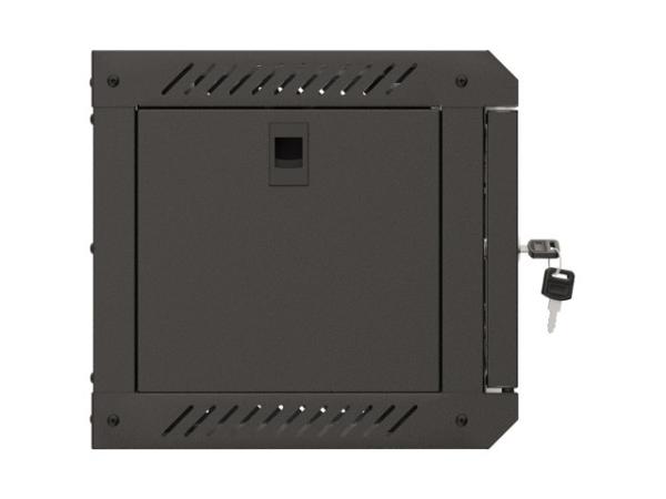 LANBERG RACKOVÁ SKRIŇA 10" NÁSTENNÁ 4U/ 300X300 (FLAT PACK) S PRESKLENÝMI DVERMI ČIERNA 