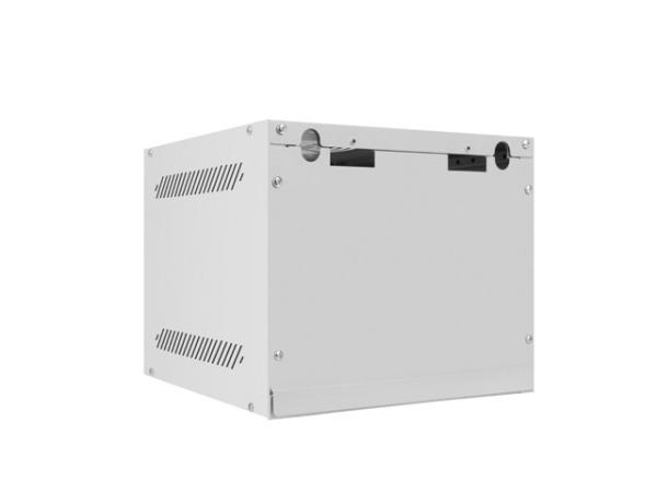 LANBERG RACKOVÁ SKRIŇA 10" NÁSTENNÁ 4U/ 280X310 PRO VLASTNÚ MONTÁŽ S KOVOVÝMI DVERAMI ŠEDÁ -FLAT PACK 