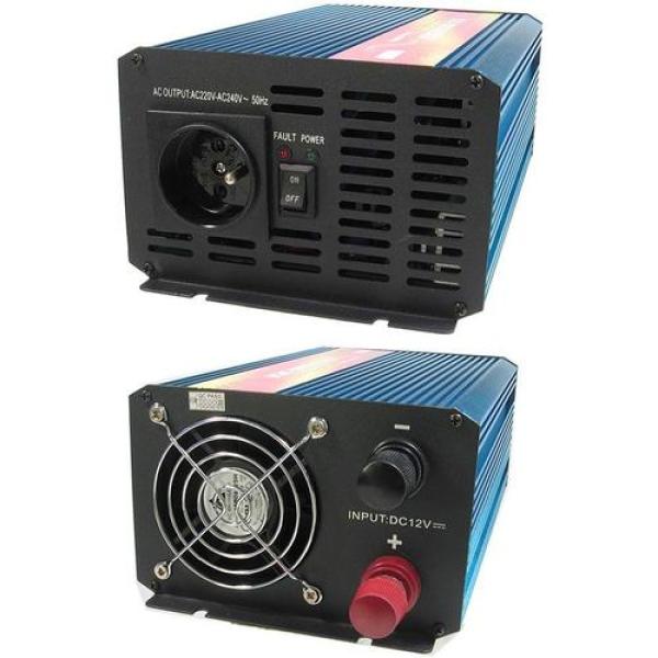 Menič napätia Carspa P1000-24 24V/ 230V 1000W, čistá sínusovka
