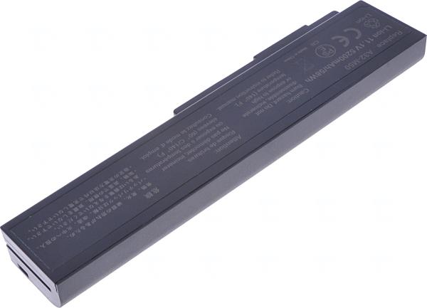 Batéria T6 Power pre Asus M50, G50, G60, N43, N53, N61, B43, X55, X57, X64, 5200mAh, 58Wh, 6cell 