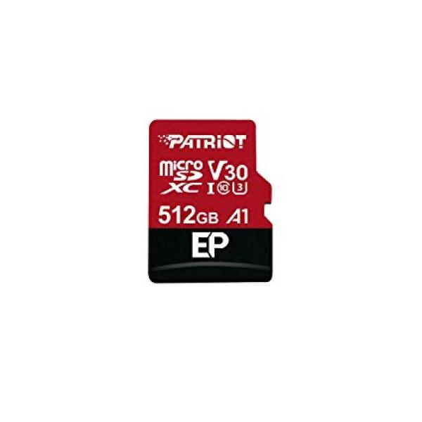 Patriot V30 A1/ micro SDXC/ 512GB/ UHS-I U3 / Class 10/ + Adaptér