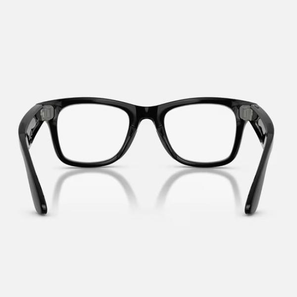 Meta Ray-Ban Gen2 Wayfarer, Shiny Black, Green transitions 