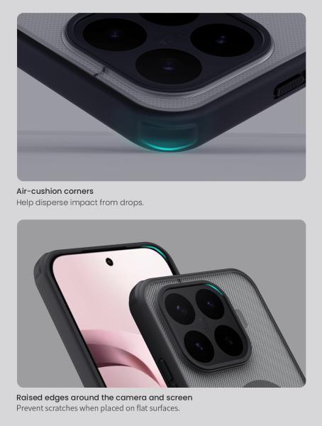 Nillkin Super Frosted PRO Magnetic Zadný Kryt pre Xiaomi 17T Transparent Black 