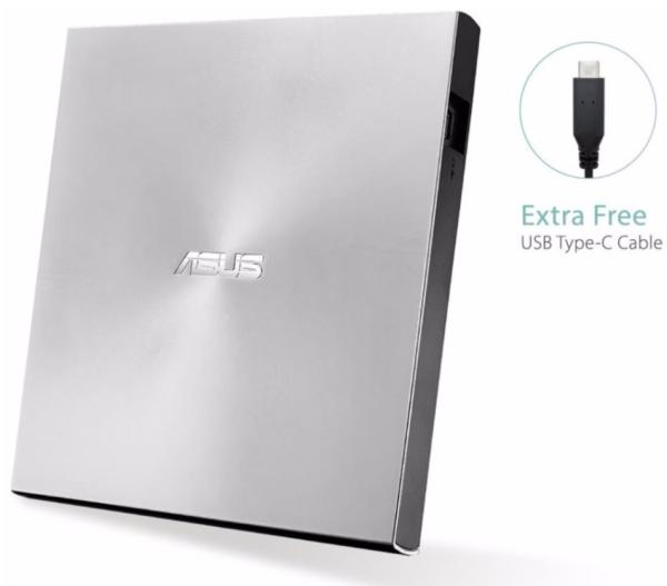 ASUS SDRW-08U9M-U strieborná ultraslim DRW USB-C/ A