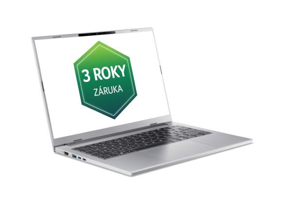 Acer Aspire 14 AI/ A14-I71M-7679/ U7-355/ 14"/ WUXGA/ 16GB/ 512GB/ Intel int/ W11H/ Silver/ 2R 