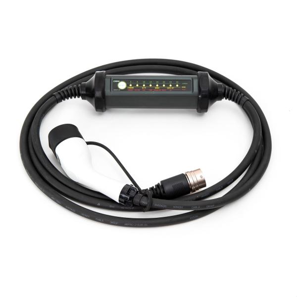 Platinet univerzálna prenosná EV stanica PC060 22kW (32A), Pro Line, sada 4 adaptérov + nástenný držiak 