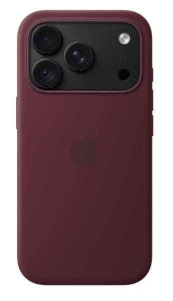 iPhone 18 Pre Silicone Case with MS - Burgundy 