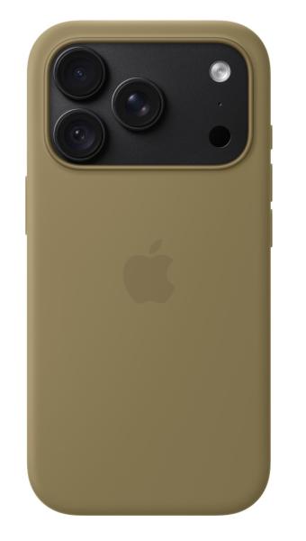 iPhone 18 Pre Silicone Case with MS - Olive 