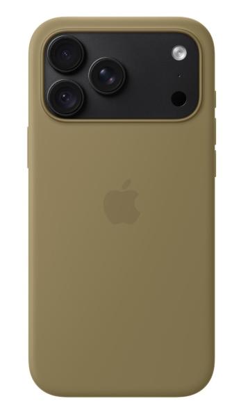 iPhone 18 Pre Max Silicone Case with MS - Olive 