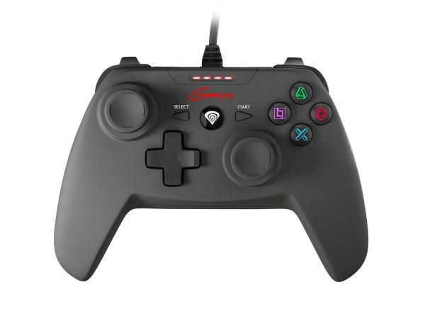 Drôtový gamepad Genesis P58, pre PS3/ PC, vibrácie 