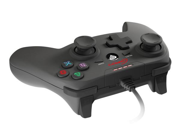 Drôtový gamepad Genesis P58, pre PS3/ PC, vibrácie 