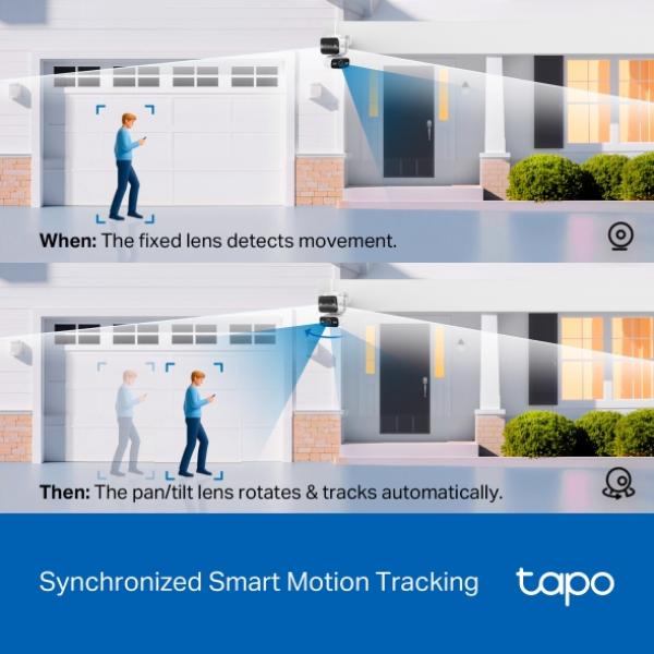 Tapo C575D Outdoo Dual Lens Pán/ Tilt Camera 