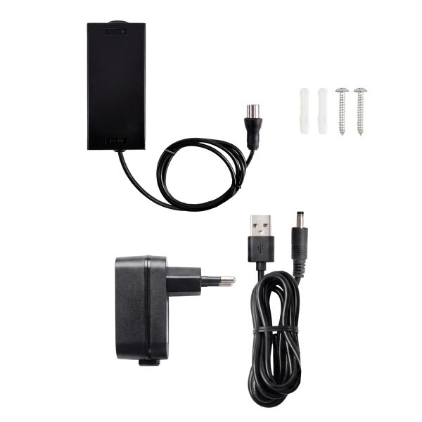 EVOLVEO Xany 5+, aktívna izbová anténa DAB+/ DVB-T2, filter LTE/ 4G/ 5G 