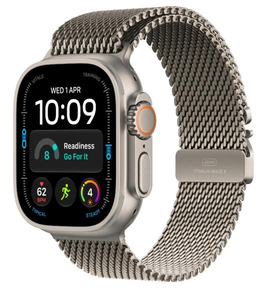 Watch Acc/ 49/ Natural Titan.Milanese Loop - M 