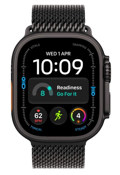 Watch Acc/ 49/ Black Titan.Milanese Loop - S 