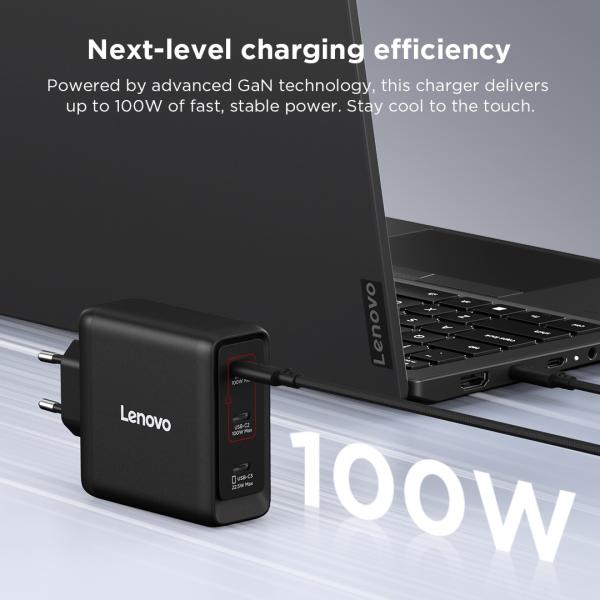 Lenovo Multi-port USB-C 100 W GaN Charger 
