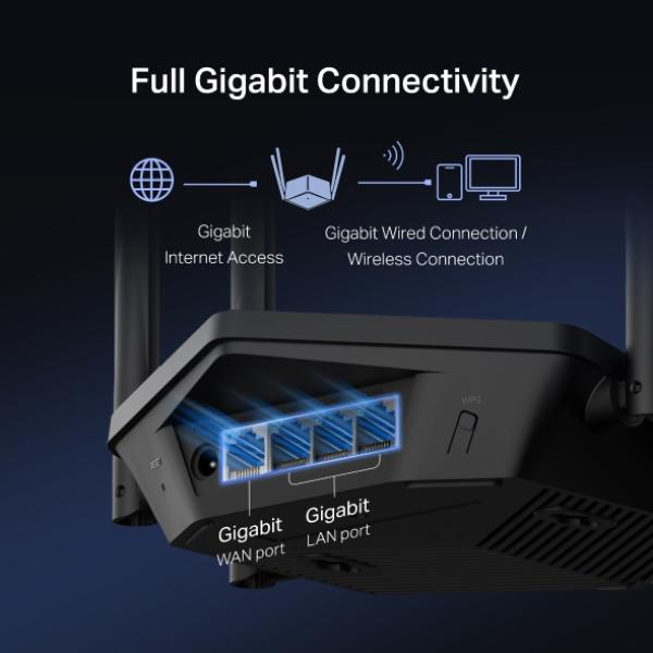 Mercusys MR78X AX2700 WiFI 6 Dual-Band router 