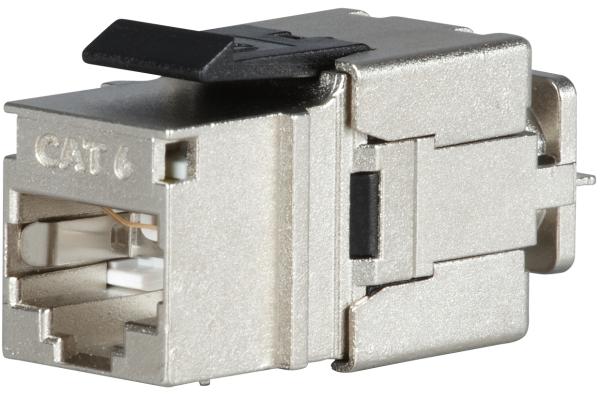 Rýchlozarezávací keystone Solarix CAT6 STP SXKJ-6-STP-BK-NA
