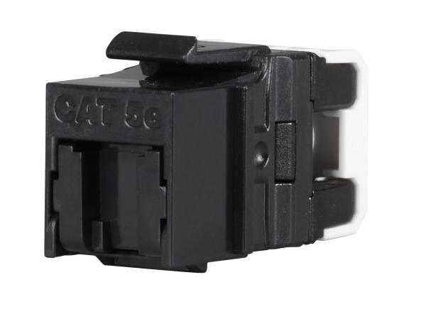 Zarezávací keystone Solarix CAT5E UTP RJ45 SXKJ-5E-UTP-BK