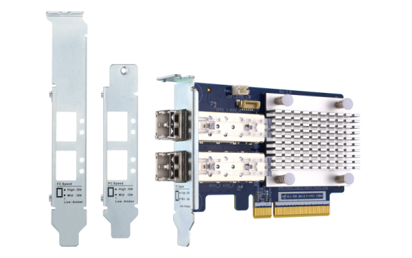 QNAP rozširujúca karta QXP-16G2FC (2x 16Gbps Fibre Channel porty, PCIe Gen3 x8) 