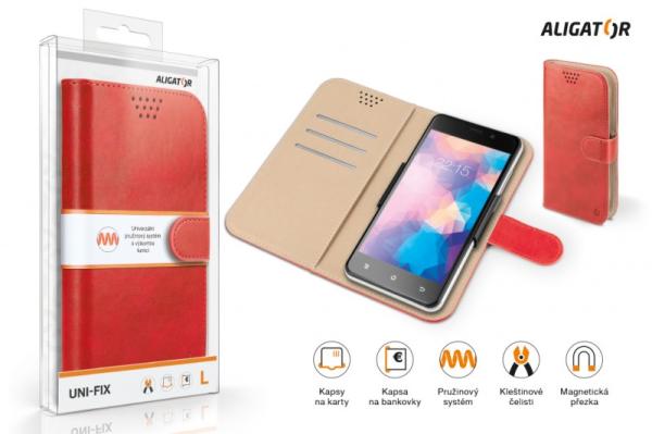 ALIGATOR Puzdro UNI-FIX, vel.L(150*72) červená 