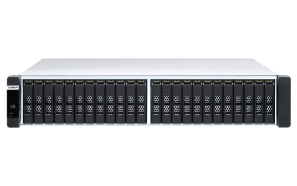 QNAP ES2486dc-2142IT-128G (all-flash ZFS NAS, duálny radič, 2x Xeon, 2x 64GB RAM, 24x 2, 5" SAS)