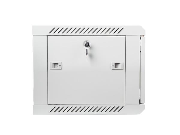 Nástenný rack 19" 6U 600X450mm sivý flat pack 