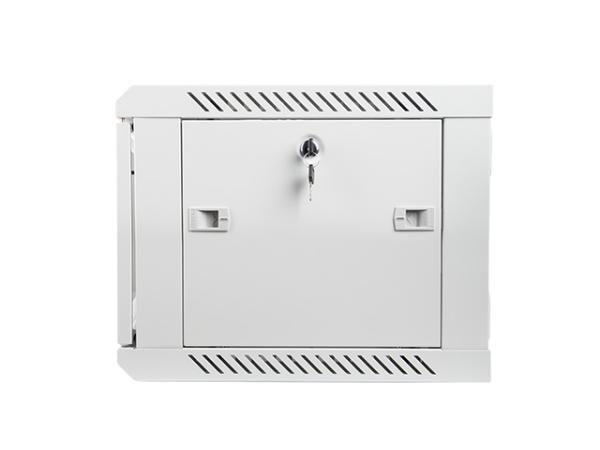 Nástenný rack 19" 6U 600X450mm sivý flat pack 