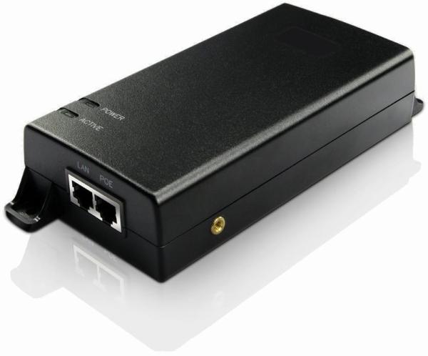 MaxLink PI60v2 PoE injektor - 802.3af/ at/ bt, 55V, 1.1A, 60W, 1Gbit, napájací kábel
