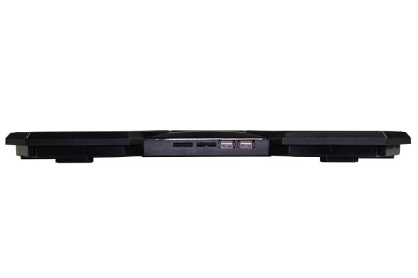 EVOLVEO Ania 14, chladiaca podložka pre notebook, do 17.3", 5x ventilátor, červené podsvietenie 