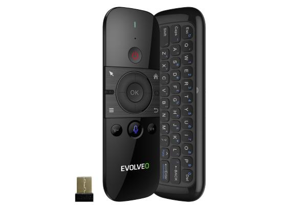 EVOLVEO FlyMotion D1, bezdrôtová gyroskopická myš s klávesnicou 
