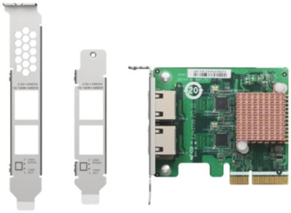 QNAP QXG-2G2T-I225 - 2, 5GbE (2 porty) PCIe karta pre PC aj NAS