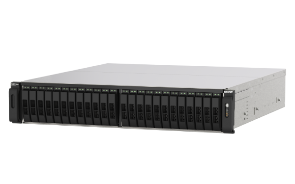 QNAP TS-h2490FU-7302P-128G (EPYC 3, 3 GHz, ZFS, 128 GB ECC RAM, 24 x 2, 5" U.2, 2 x 2, 5 GbE, 4 x 25 GbE)