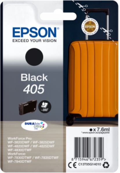 Epson Singlepack Black 405 DURABrite Ultra Ink