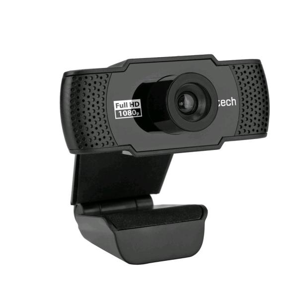 Webkamera C-TECH CAM-11FHD, 1080P, mikrofón, čierna 